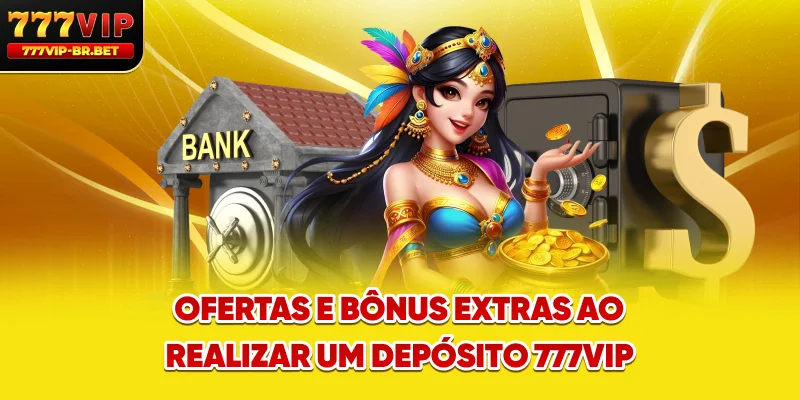 Ofertas e bônus extras ao realizar um depósito 777VIP