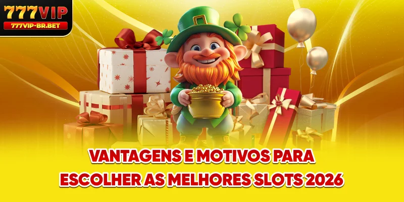 Vantagens e motivos para escolher as melhores slots 2026